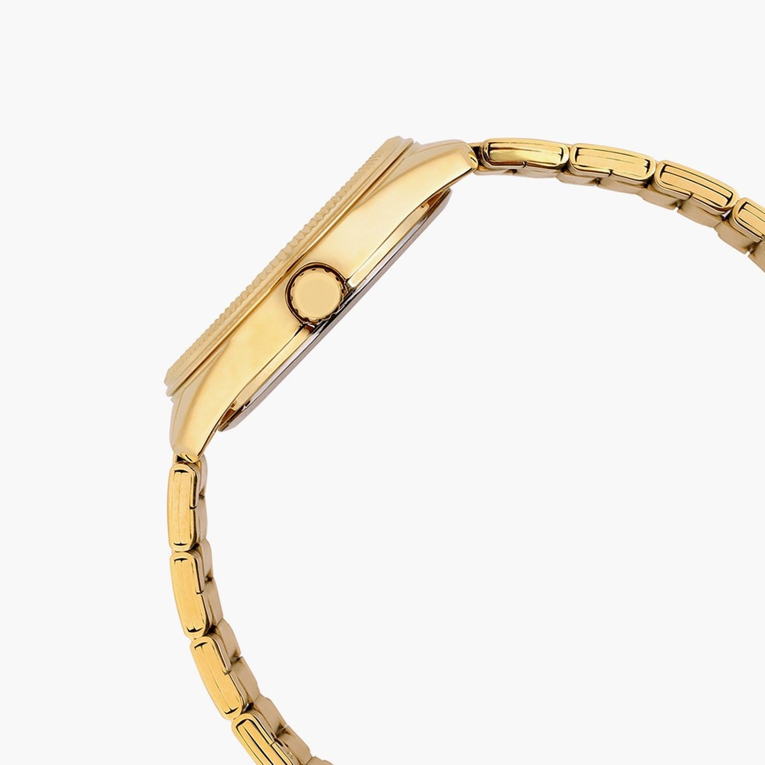 Enticer Men Quartz Black Dial Multi-Function Stainless Steel Watch MTP-V300G-1A A2318