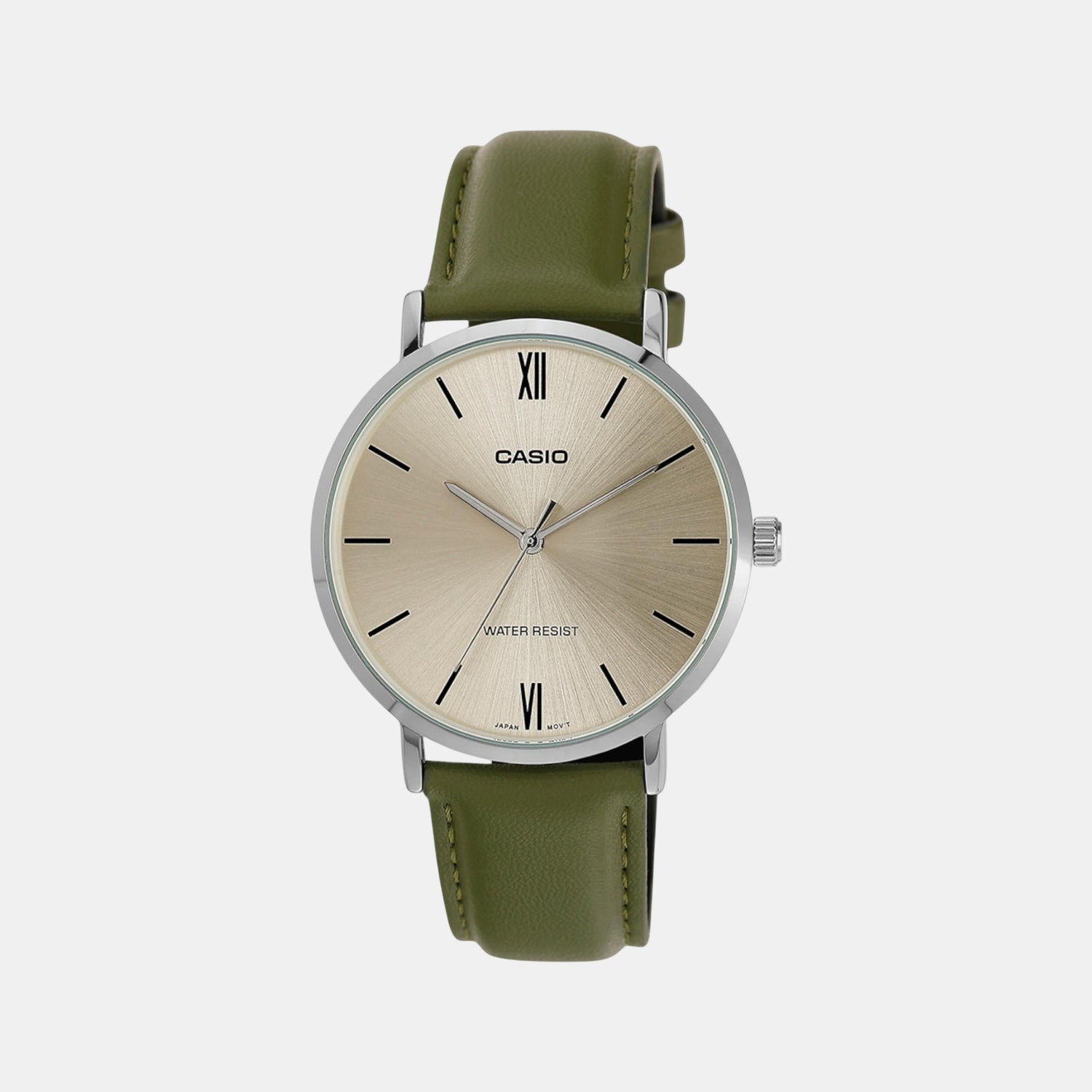 Enticer Men Quartz Beige Dial Analog Leather Watch A2320