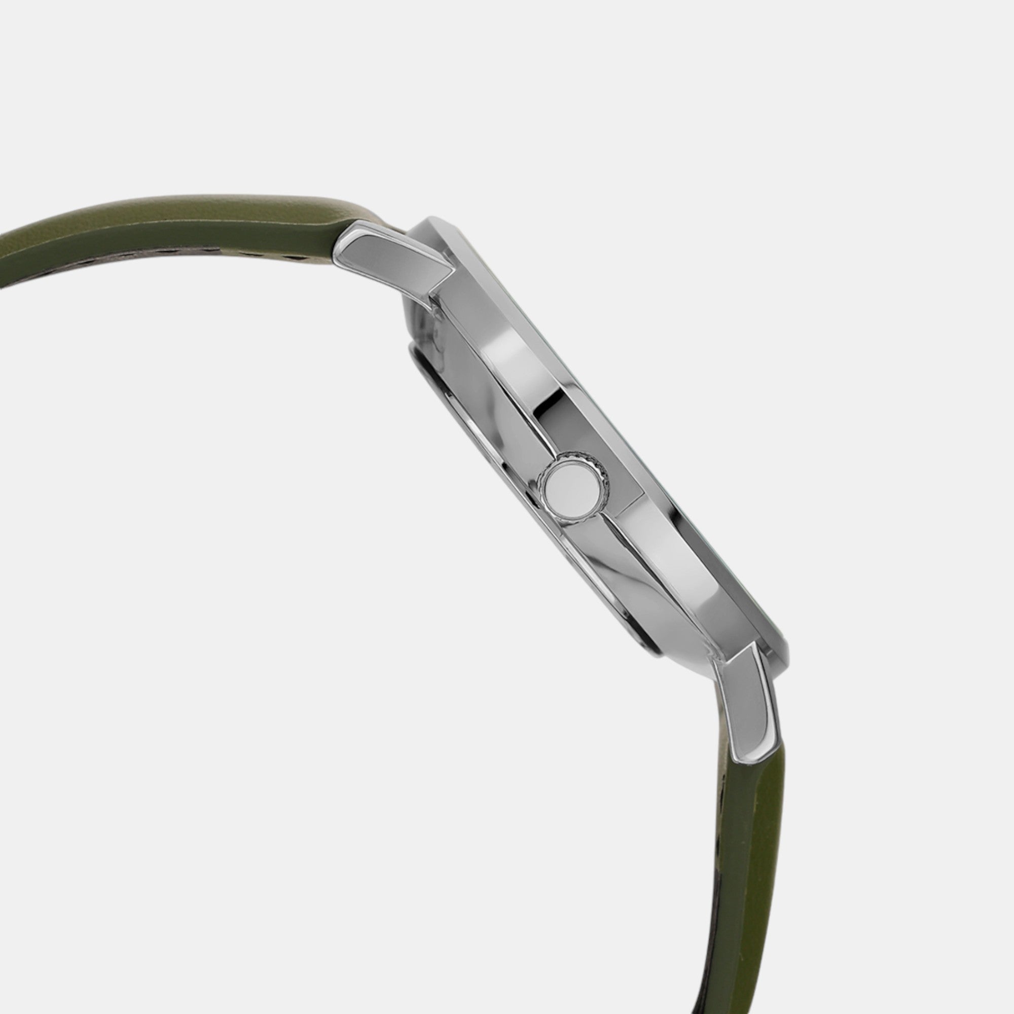 Enticer Men Quartz Beige Dial Analog Leather Watch A2320