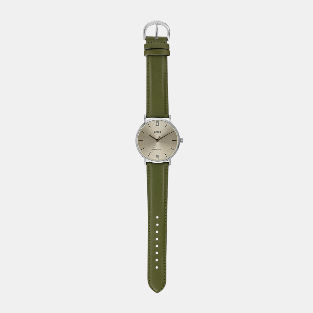 Enticer Men Quartz Beige Dial Analog Leather Watch A2320