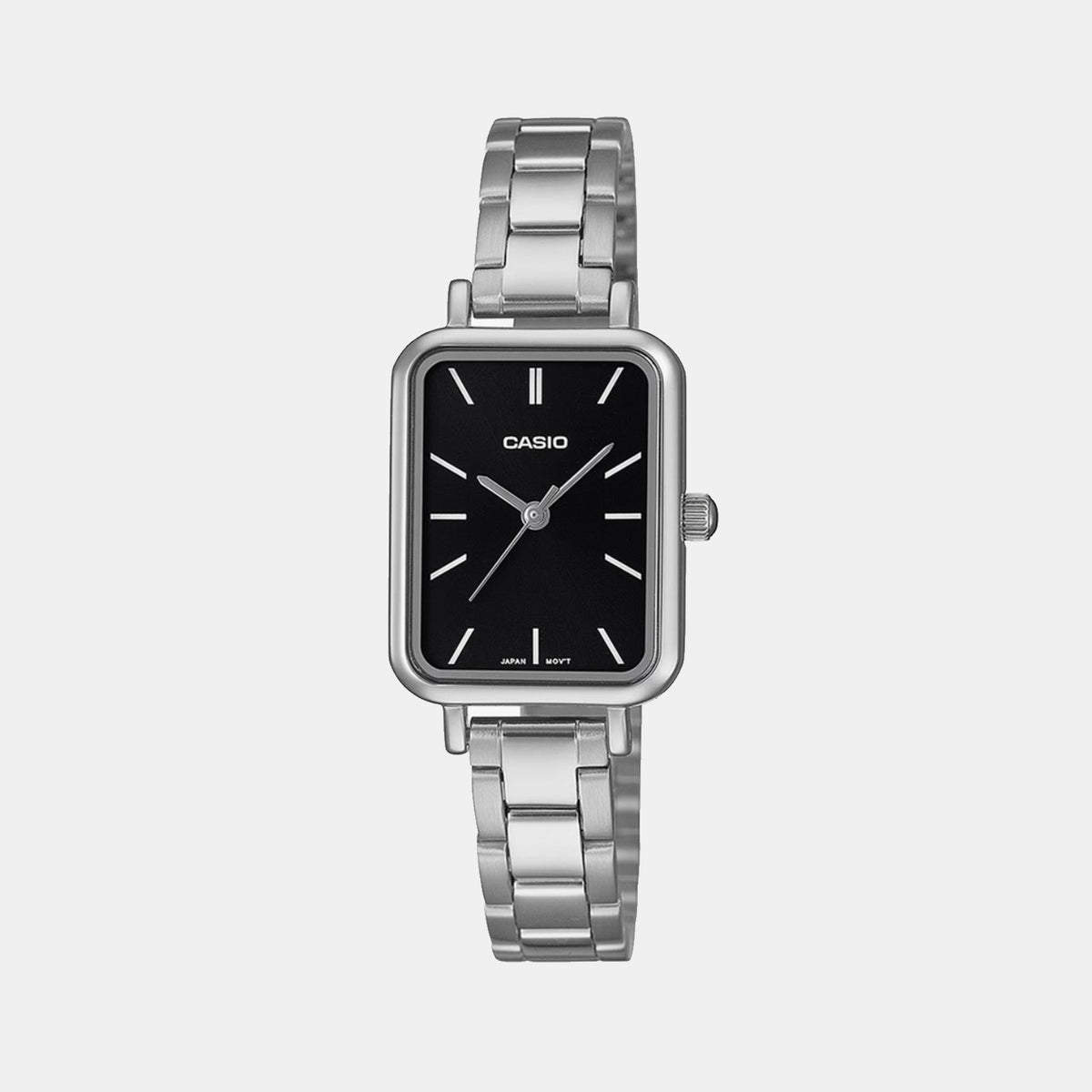 Enticer Women Quartz Black Dial Analog Stainless Steel Watch A2328