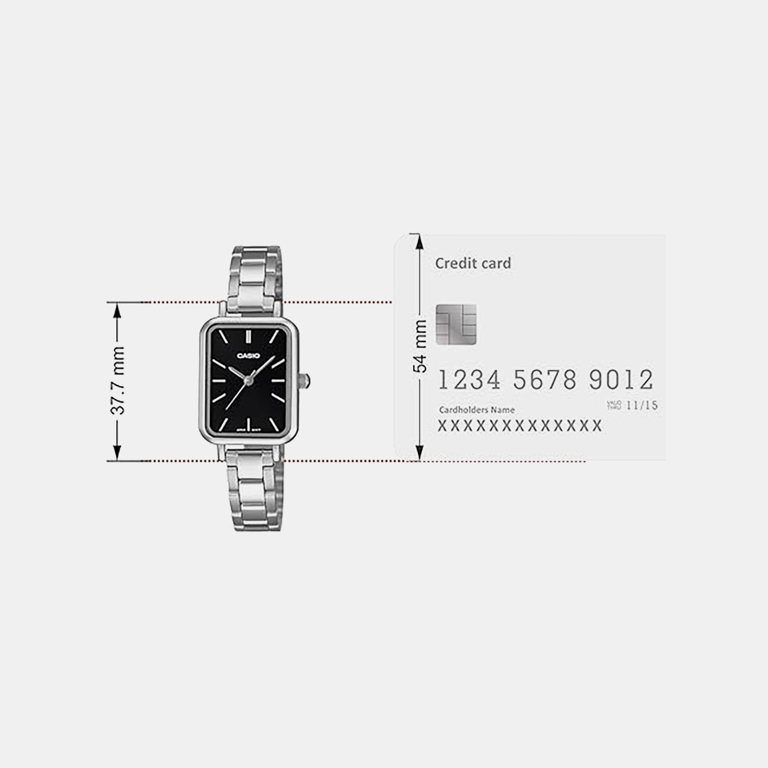 Enticer Women Quartz Black Dial Analog Stainless Steel Watch A2328