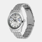 Enticer Men Quartz White Dial Multi-Function Stainless Steel Watch A2333
