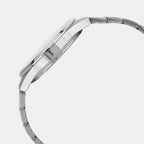 Enticer Men Quartz White Dial Multi-Function Stainless Steel Watch A2333