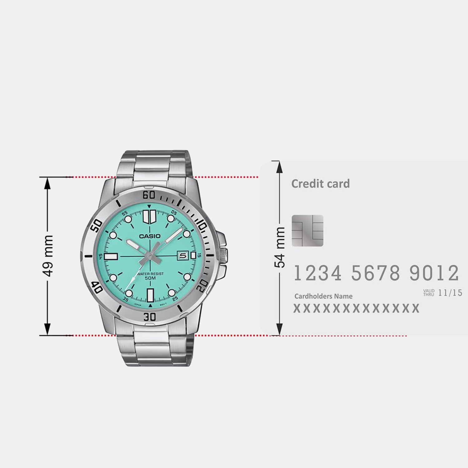 Enticer Men Quartz Blue Dial Analog Stainless Steel Watch A2334