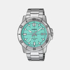 Enticer Men Quartz Blue Dial Analog Stainless Steel Watch A2334