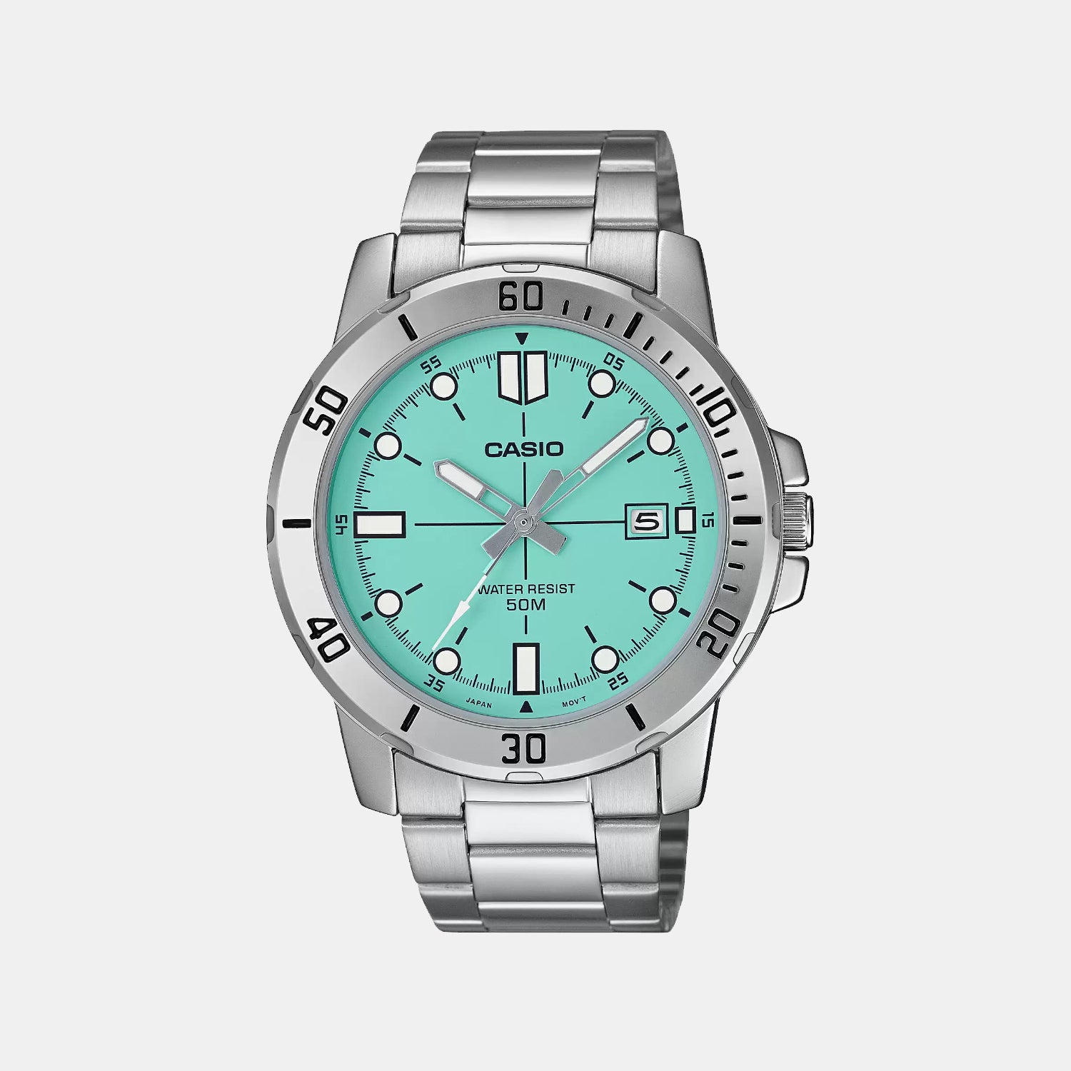 Enticer Men Quartz Blue Dial Analog Stainless Steel Watch A2334