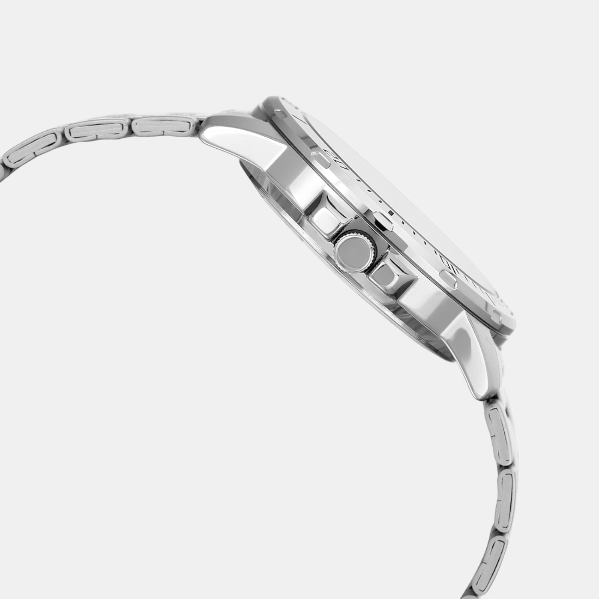 Enticer Men Quartz Green Dial Analog Stainless Steel Watch A2335