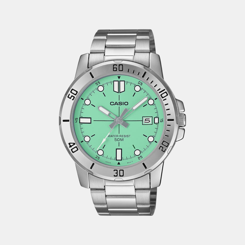 Enticer Men Quartz Blue Dial Analog Stainless Steel Watch A2336