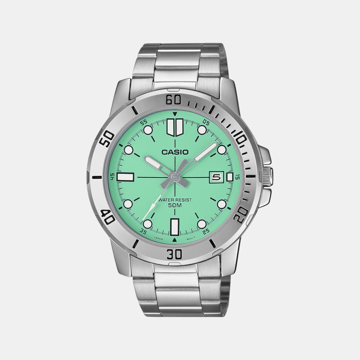 Enticer Men Quartz Blue Dial Analog Stainless Steel Watch A2336
