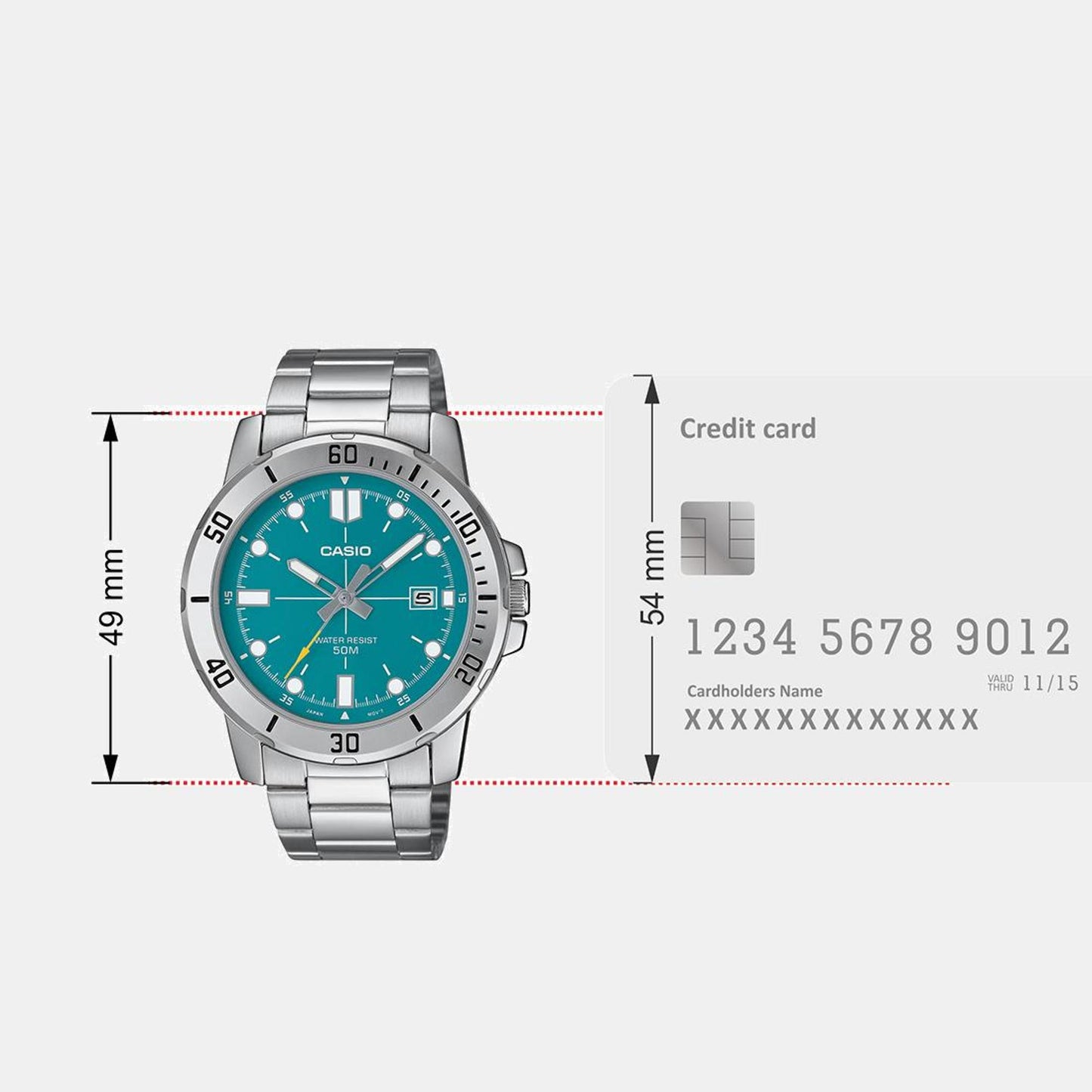 Enticer Men Quartz Blue Dial Analog Stainless Steel Watch A2337