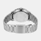 Enticer Men Quartz Red Dial Analog Stainless Steel Watch A2338