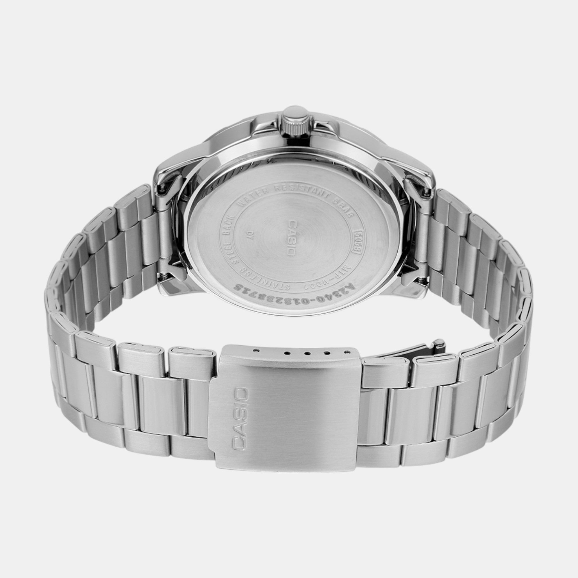 Enticer Men Quartz Yellow Dial Analog Stainless Steel Watch A2340