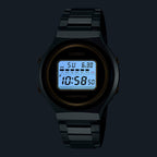 Enticer Men Quartz Blue Dial Digital Stainless Steel Watch A2341