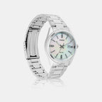 Enticer Men Quartz White Dial Analog Stainless Steel Watch A2344