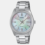 Enticer Men Quartz White Dial Analog Stainless Steel Watch A2344