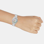 Enticer Men Quartz White Dial Analog Stainless Steel Watch A2344