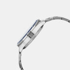Enticer Men Quartz Blue Dial Multi-Function Stainless Steel Watch A2346