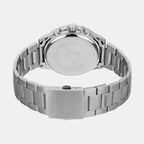 Enticer Men Quartz Blue Dial Multi-Function Stainless Steel Watch A2346