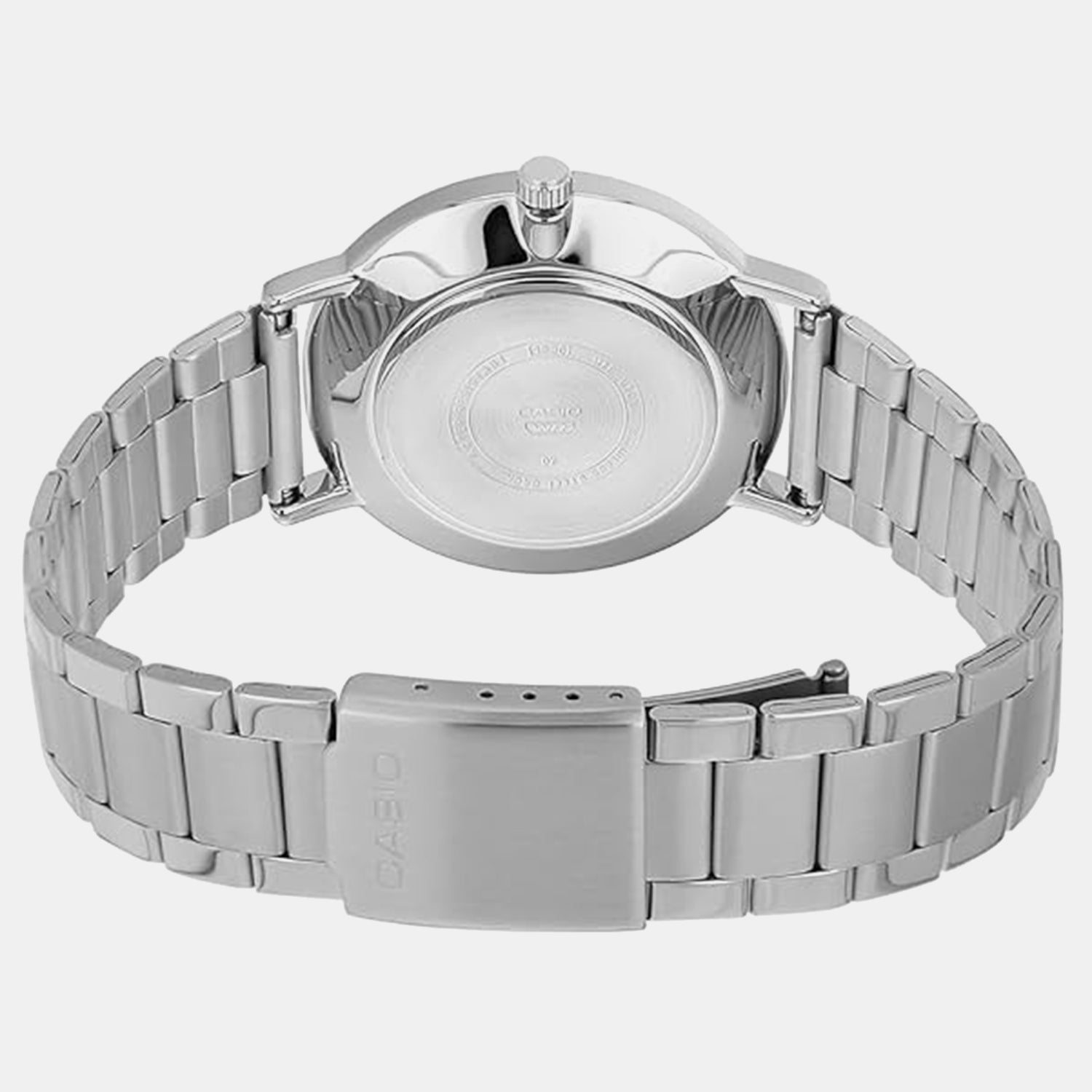 Enticer Men Quartz Black Dial Analog Stainless Steel Watch A2349