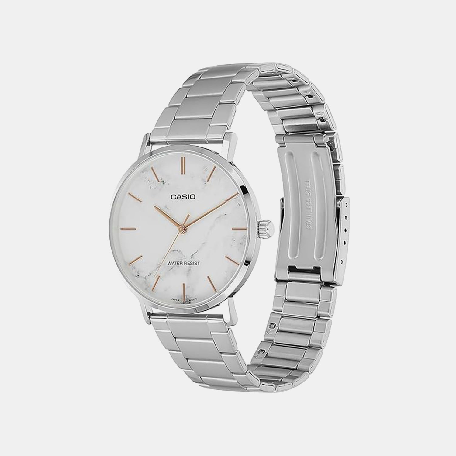 Enticer Men Quartz White Dial Analog Stainless Steel Watch A2350