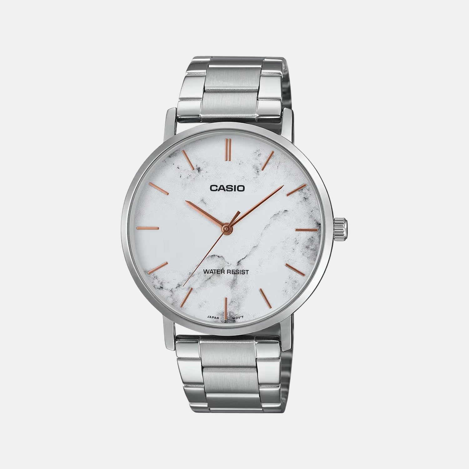 Enticer Men Quartz White Dial Analog Stainless Steel Watch A2350