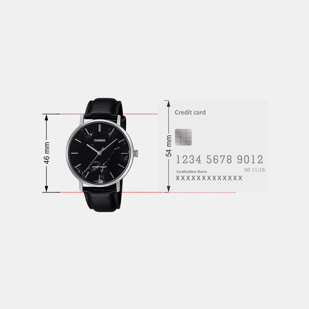 Enticer Men Quartz Black Dial Analog Leather Watch A2351