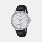 Enticer Men Quartz White Dial Analog Leather Watch A2352
