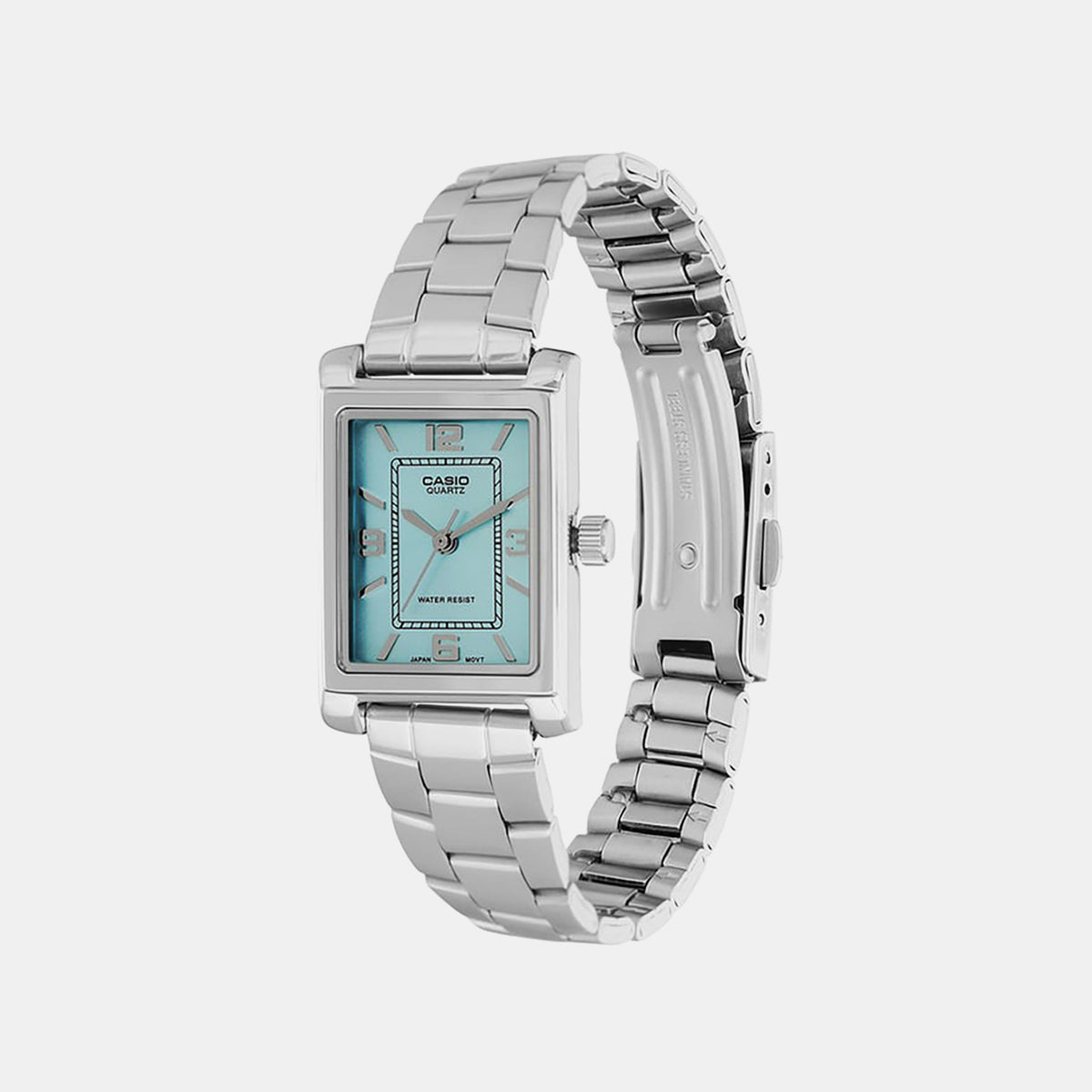 Enticer Women Quartz Teal Dial Analog Stainless Steel Watch A2354