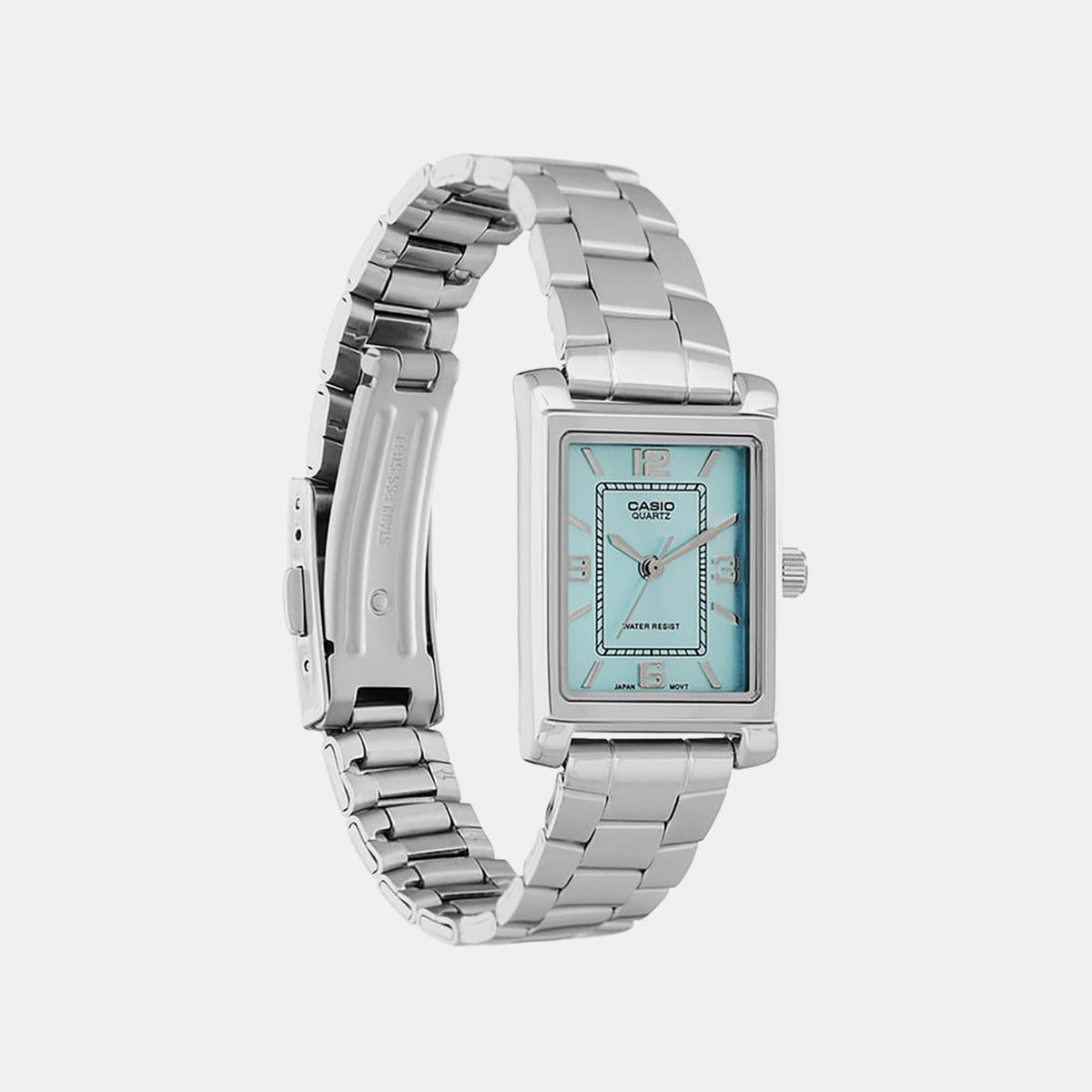 Enticer Women Quartz Teal Dial Analog Stainless Steel Watch A2354