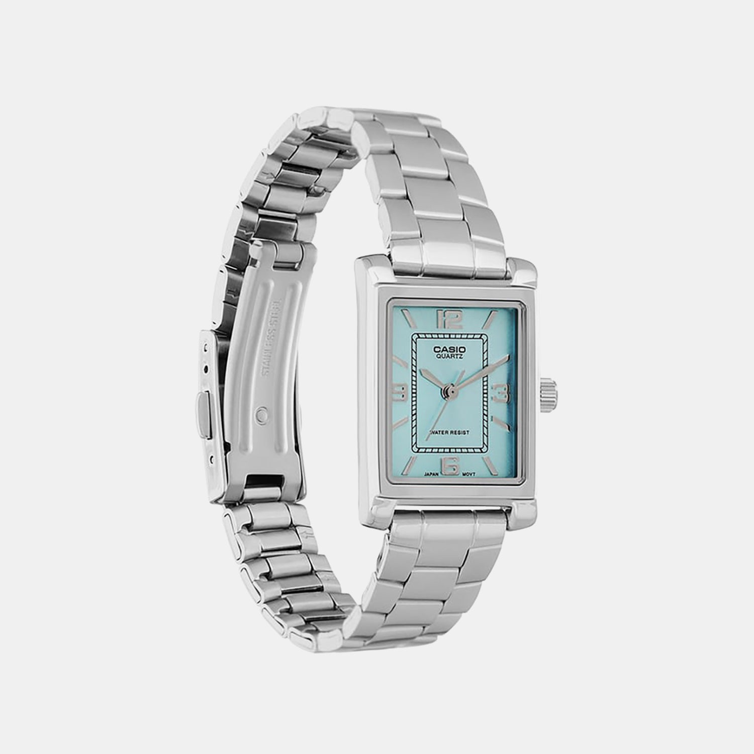 Enticer Women Quartz Blue Dial Analog Stainless Steel Watch A2354