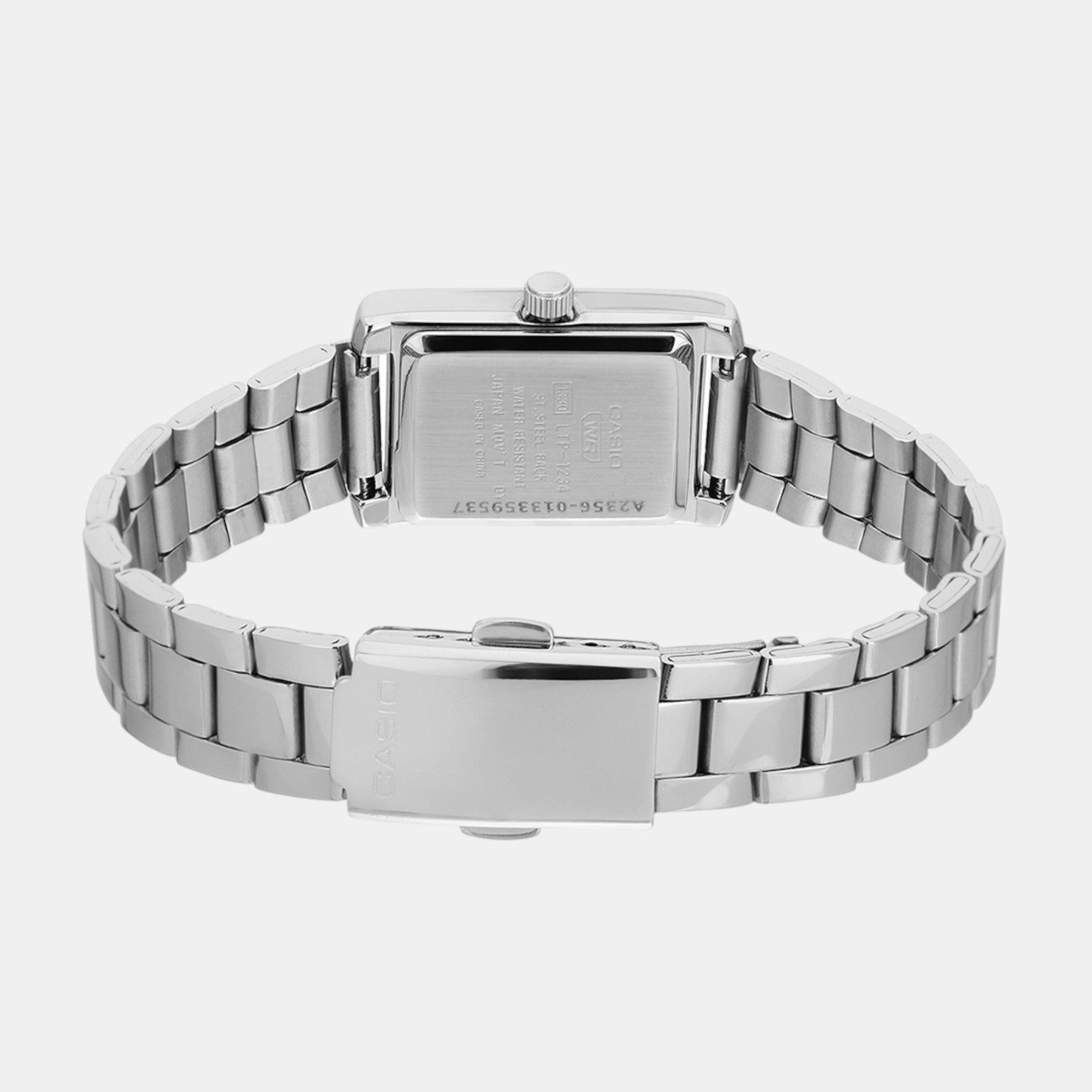 Enticer Women Quartz Peach Dial Analog Stainless Steel Watch A2355