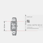 Enticer Women Quartz White Dial Analog Stainless Steel Watch A2357