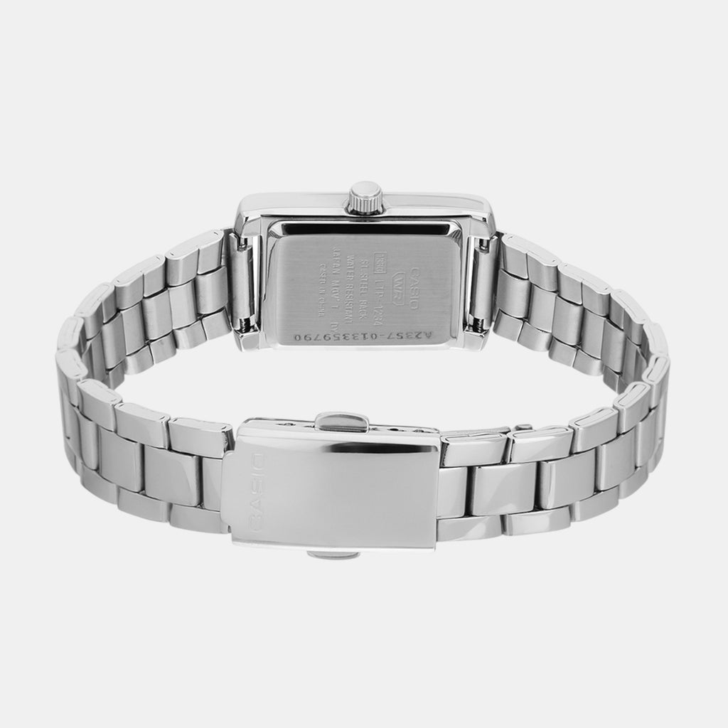 Enticer Women Quartz White Dial Analog Stainless Steel Watch A2357