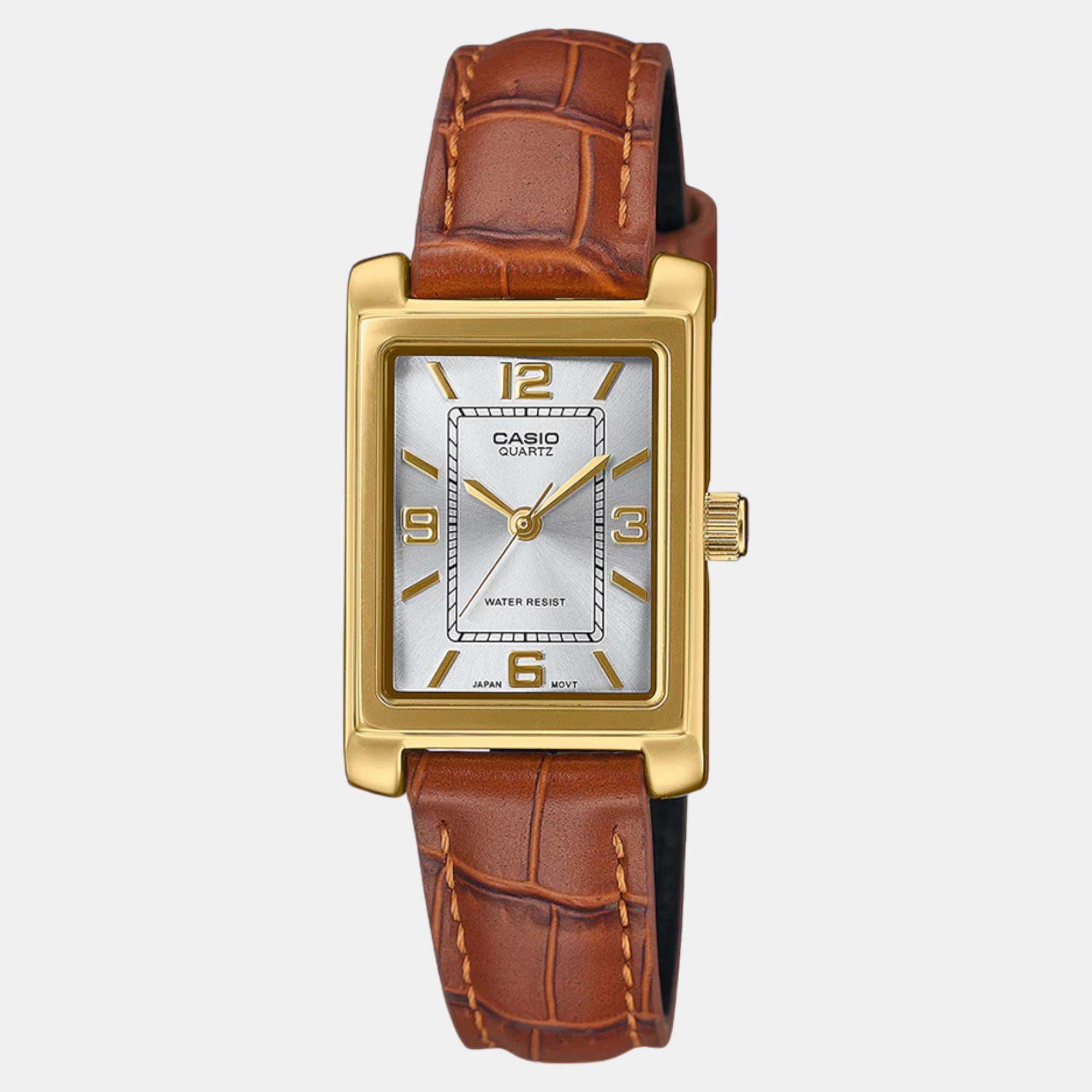 Enticer Women Quartz White Dial Analog Leather Watch A2358