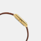 Enticer Women Quartz White Dial Analog Leather Watch A2358