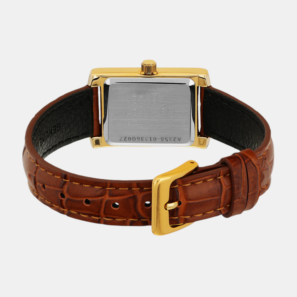 Enticer Women Quartz White Dial Analog Leather Watch A2358