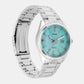 Enticer Women Quartz Blue Dial Analog Stainless Steel Watch A2363