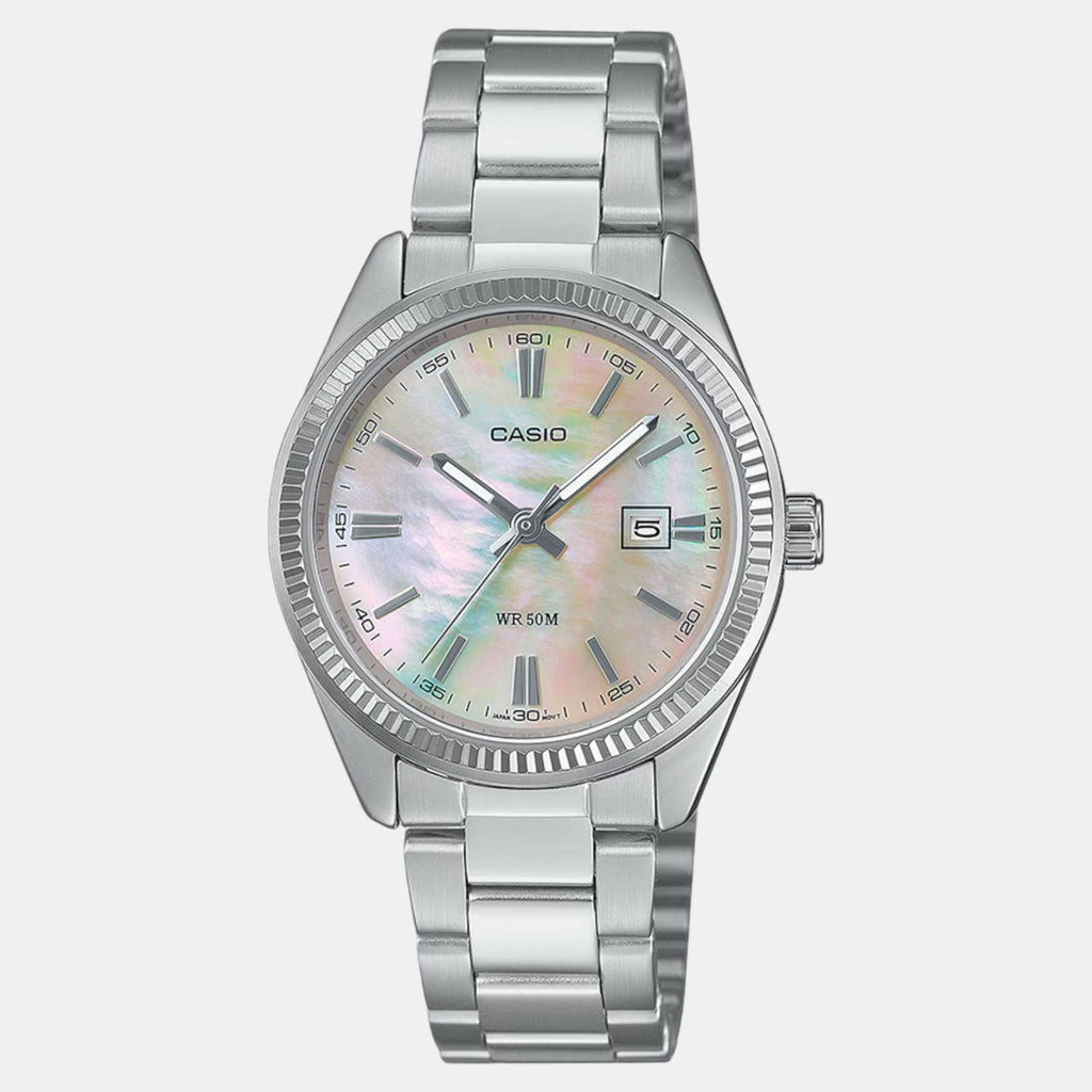 Enticer Women Quartz White Dial Analog Stainless Steel Watch A2364