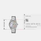 Enticer Women Quartz White Dial Analog Stainless Steel Watch A2364