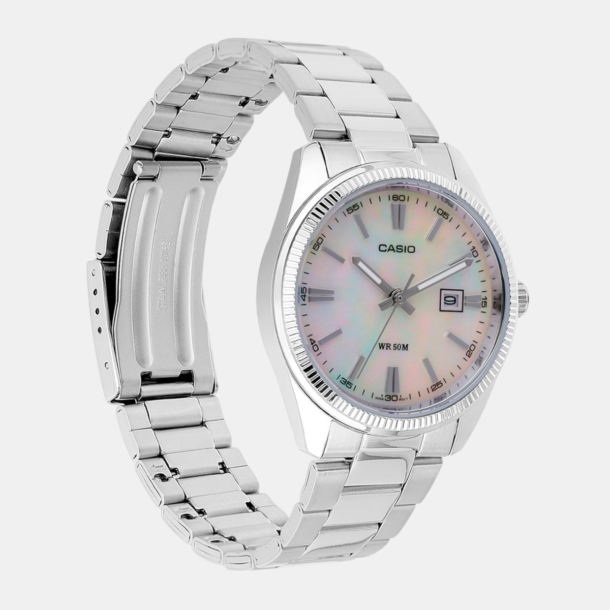 Enticer Women Quartz Mother Of Pearl Dial Analog Stainless Steel Watch A2364