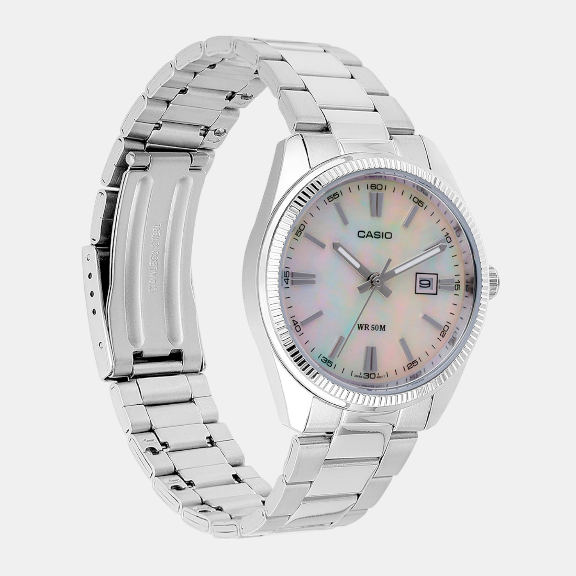 Enticer Women Quartz White Dial Analog Stainless Steel Watch A2364