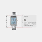 Enticer Women Quartz Blue Dial Analog Stainless Steel Watch A2365