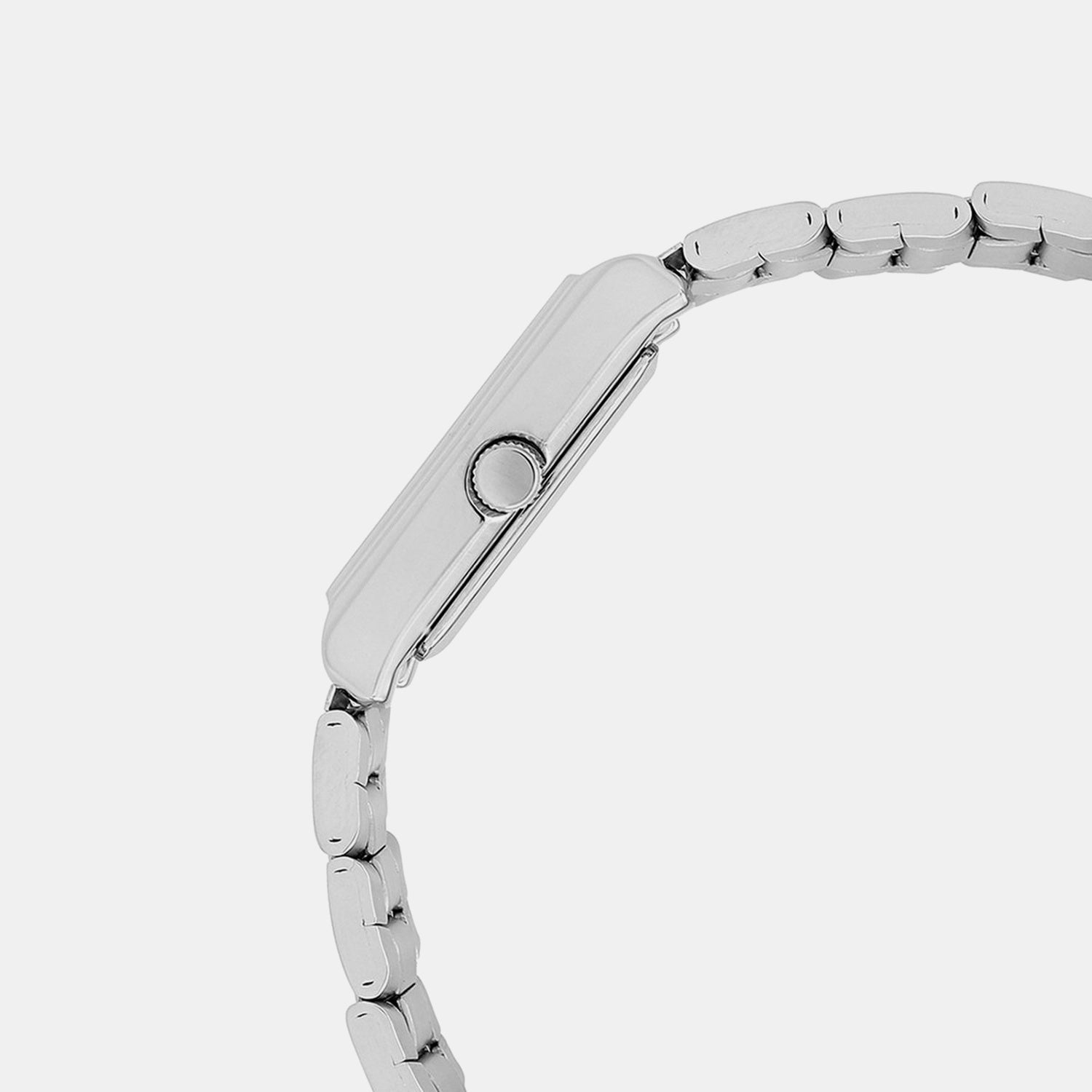 Enticer Women Quartz Silver Dial Analog Stainless Steel Watch A2366