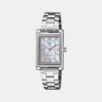 Enticer Women Quartz Silver Dial Analog Stainless Steel Watch A2366