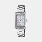 Enticer Women Quartz Silver Dial Analog Stainless Steel Watch A2366