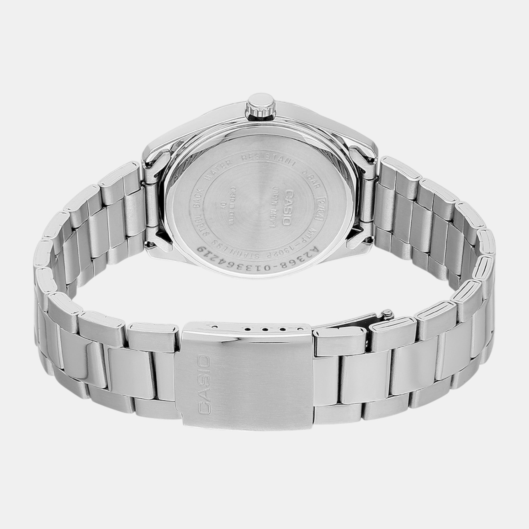 Enticer Men Quartz Purple Dial Analog Stainless Steel Watch A2368