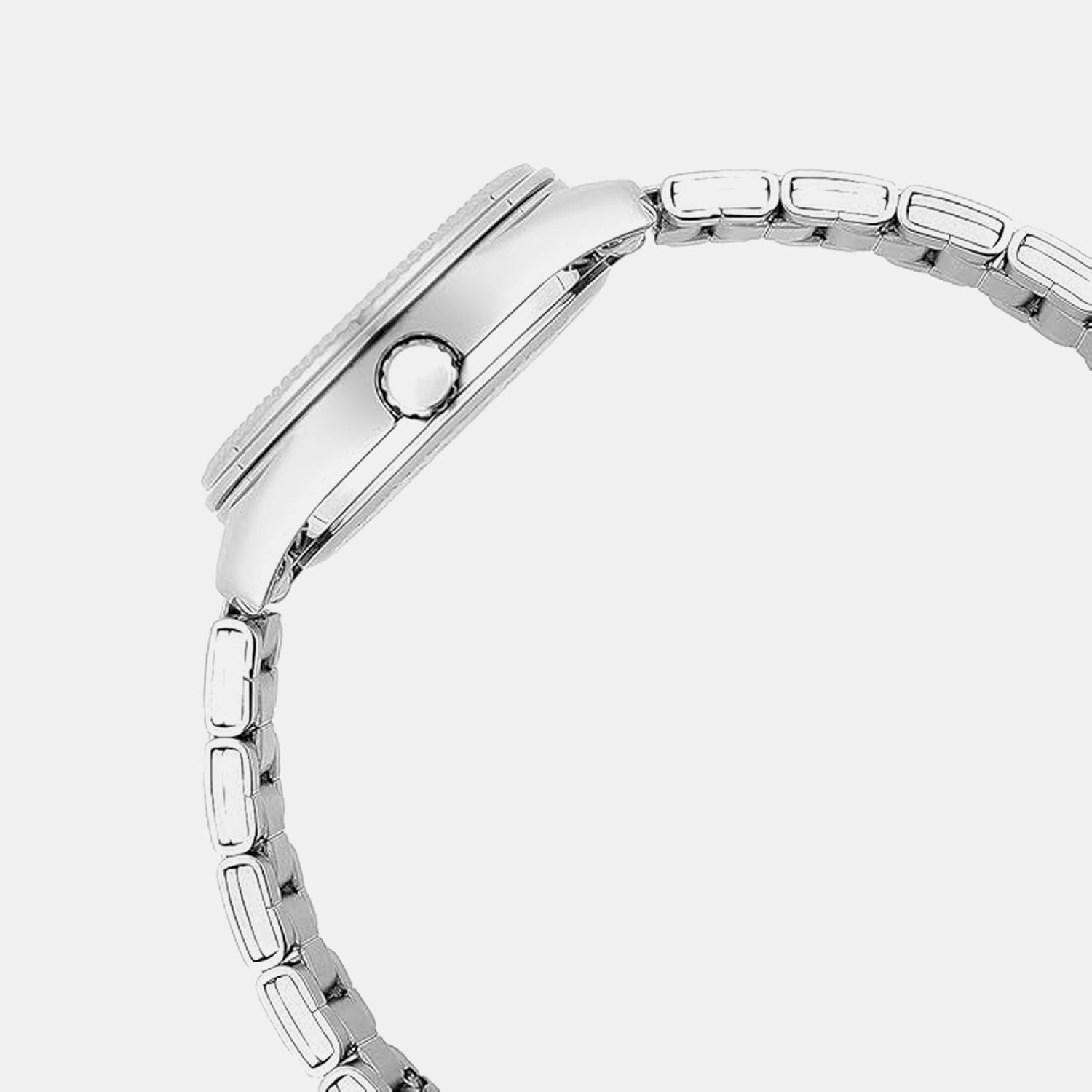 Enticer Women Quartz Blue Dial Analog Stainless Steel Watch A2372