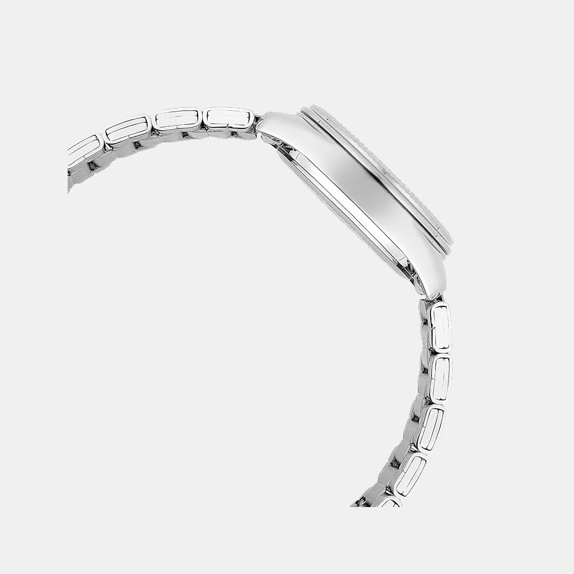 Enticer Women Quartz Blue Dial Analog Stainless Steel Watch A2372