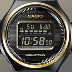 Enticer Men Quartz Black Dial Digital Stainless Steel Watch A2380